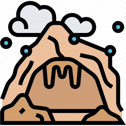 Cave, ice, glacier, adventure, nature icon - Download on Iconfinder