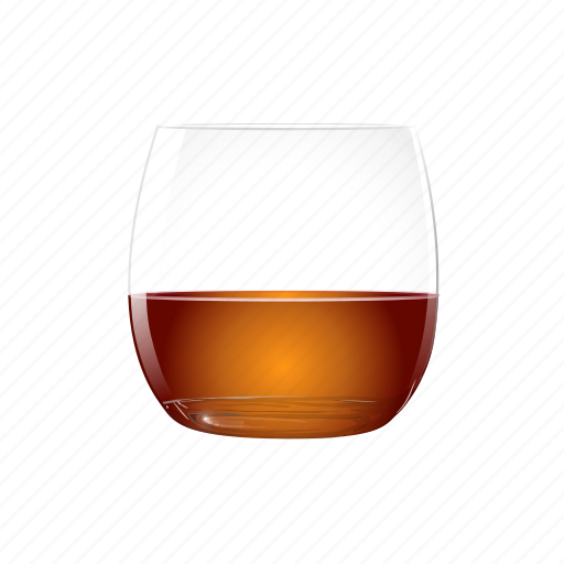 Alcohol, cognac, full, half, orange, rum, whisky icon - Download on Iconfinder