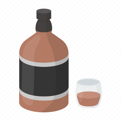 Alcohol, bottle, cocktail, drink, glass, rum, beverage icon - Download on Iconfinder