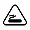 warning, smoking, cigarette, restriction, health
