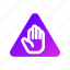 warning, stop, danger, alert, sign 