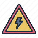 electric, alert, danger, safety, security, caution, high, voltage, warning