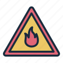 flammable, fire, alert, danger, safety, security, caution, attention, warning