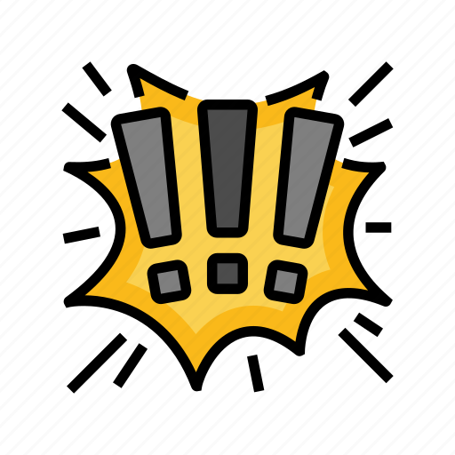 Exclamation, mark, alert, attention, signal, caution icon - Download on Iconfinder