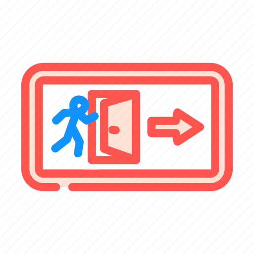 Emergency, exit, alert, caution, error, danger icon - Download on Iconfinder