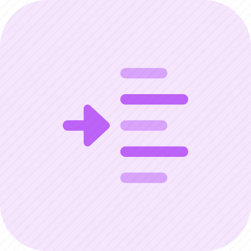 Indent, left, alignment, paragraph, arrow icon - Download on Iconfinder