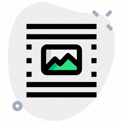 Middle, center, image, alignment, paragraph icon - Download on Iconfinder
