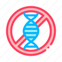 allergen, genom, sign icon