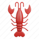 lobster, seafood, fish, crab, shrimp, sea