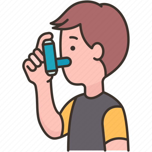 Asthma, respiratory, allergy, medication, treatment icon - Download on Iconfinder