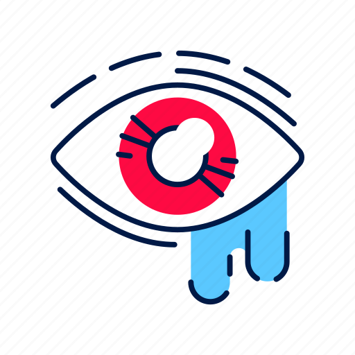 Allergy, colds, disease, eye, flu, inflammation, symptom icon - Download on Iconfinder