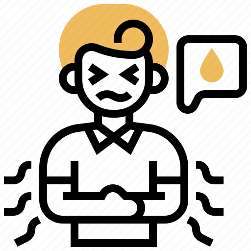 Diarrhea, digestive, pain, problem, stomachache icon - Download on Iconfinder