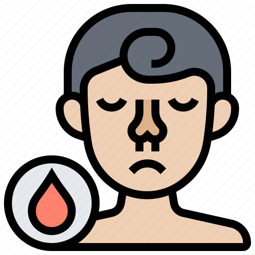 Allergic, flu, rhinitis, sick, sneeze icon - Download on Iconfinder