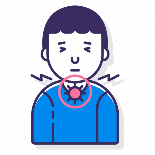 Allergy, itchy, throat icon - Download on Iconfinder