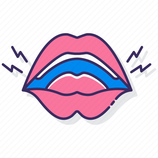 In, mouth, sensation, tingling icon - Download on Iconfinder