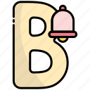 b, alphabet, education, letter, text, abc, consonant