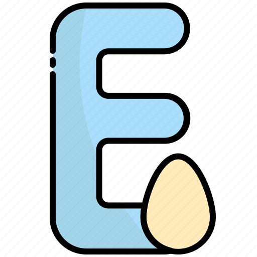 E, alphabet, education, letter, text, abc, vowel icon - Download on Iconfinder