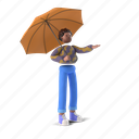 weather, umbrella, people, person, forecast, climate, rain, raining, man 