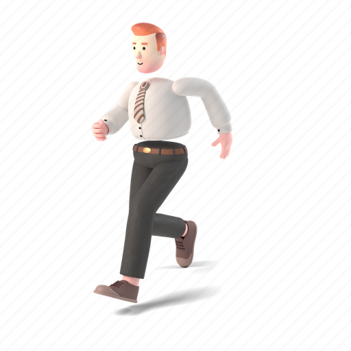 Character, builder, 3d, people, person, suit, tie 3D illustration - Download on Iconfinder