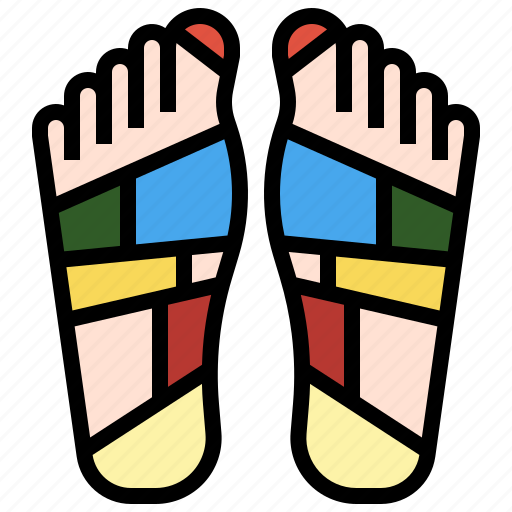 Reflexology, healthcare, and, medical, wellness, therapy, feet icon - Download on Iconfinder
