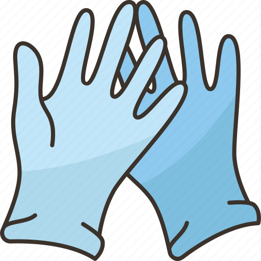 Gloves, medical, hygiene, latex, protective icon - Download on Iconfinder