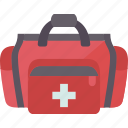 emergency, bag, medical, aid, rescue