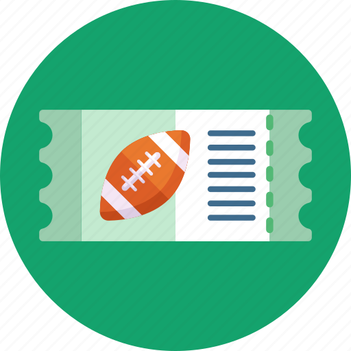 American, football, sport, ticket, sports icon - Download on Iconfinder