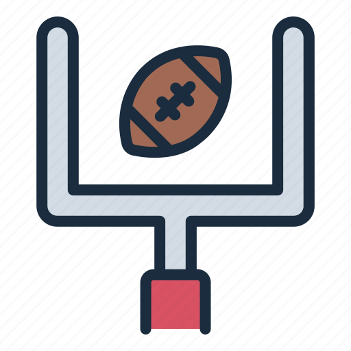 Goal, post, touchdown, rugby, sport, american football icon - Download on Iconfinder