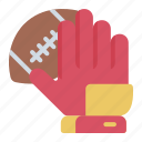 glove, catch, ball, protection, rugby, sport, american football