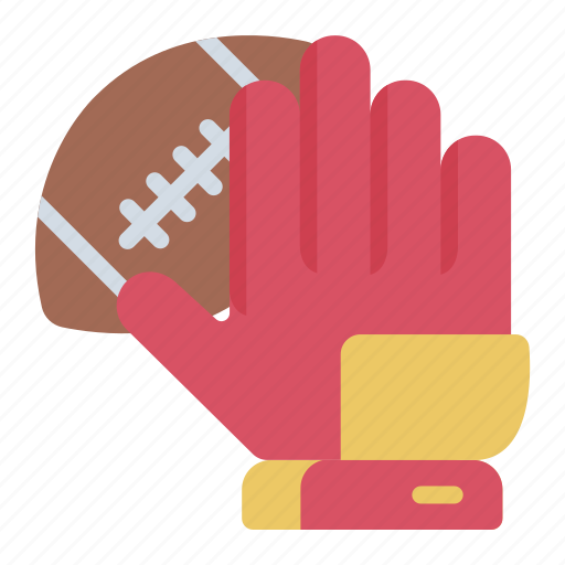 Glove, catch, ball, protection, rugby, sport, american football icon - Download on Iconfinder