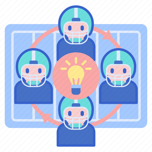 Football, game, huddle icon - Download on Iconfinder