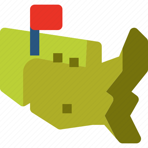 American, border, country, land, map, united state, usa icon - Download on Iconfinder