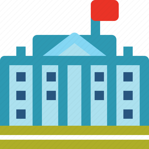 Architecture, building, goverment, house, united state, usa, white icon - Download on Iconfinder