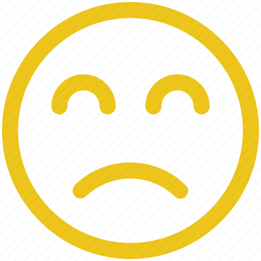Angry, emoji, frown, sad icon icon - Download on Iconfinder