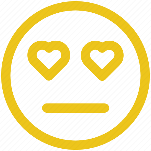 Emoji, face, heart, love, neutral icon icon - Download on Iconfinder