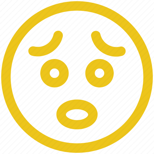 Emoji, emoticons, face, surprised icon icon - Download on Iconfinder