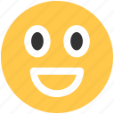 character, emoji, emoticons, emotion, expressions, faces, fun, funny characters, happiness, happy, positive, profile, smile, smiley, smiley face, smiling, user icon 