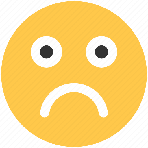 Depressed, emoji, emoticon, sad icon icon - Download on Iconfinder
