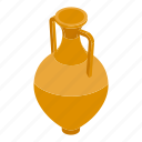 jar, amphora, isometric