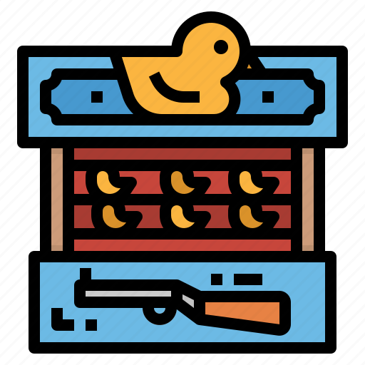 Duck, fair, gaming, shooting, target icon - Download on Iconfinder