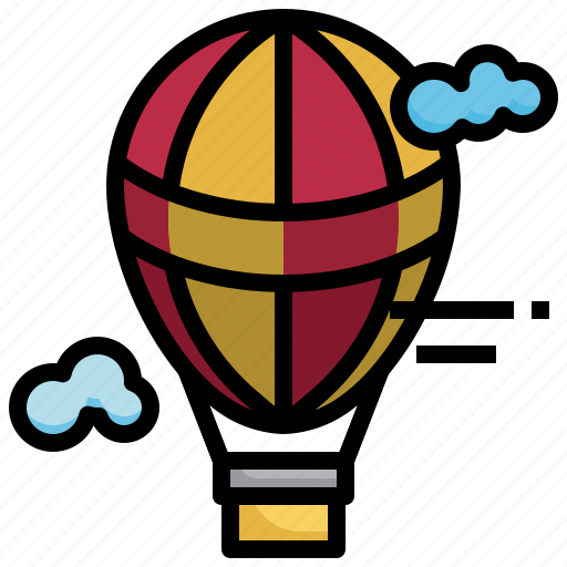Balloon, hot, air, flight, holidays, transportation icon - Download on Iconfinder