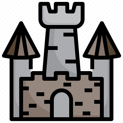 Castle, history, medieval, ancient, monument icon - Download on Iconfinder