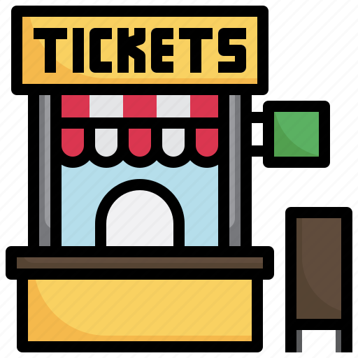Ticket, office, tickets, window, shop, stand icon - Download on Iconfinder