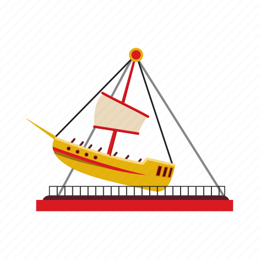 Balance, boat, cartoon, childhood, fun, park, swing icon - Download on Iconfinder