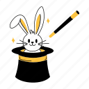 magician hat, cap, trick, show, magic 
