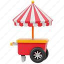 cart, amusement, park, entertainment, circus