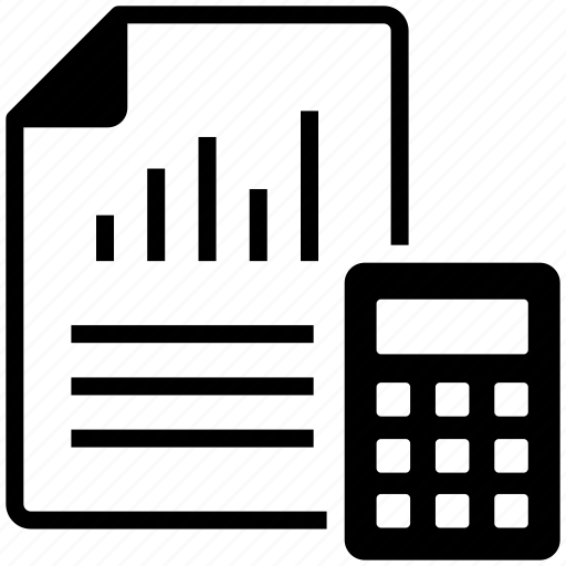 Analytics, analysis, infographics, calculation, accounting, documents, report icon - Download on Iconfinder