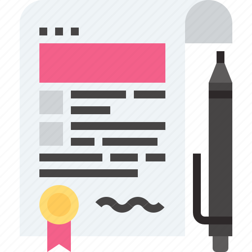 Agreement, business, certificate, contract, document, file, partnership icon - Download on Iconfinder