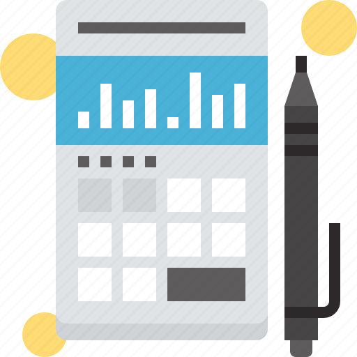 Accounting, budget, calculator, chart, finance, graph, taxes icon - Download on Iconfinder