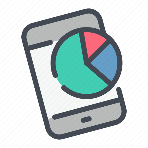 Analytics, chart, graph, mobile, statistics, stats icon - Download on Iconfinder